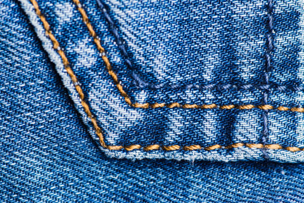 istock Blue jeans close up 1127136912