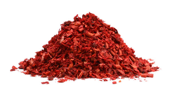 istock Paprika pile isolated on white background 1127137255