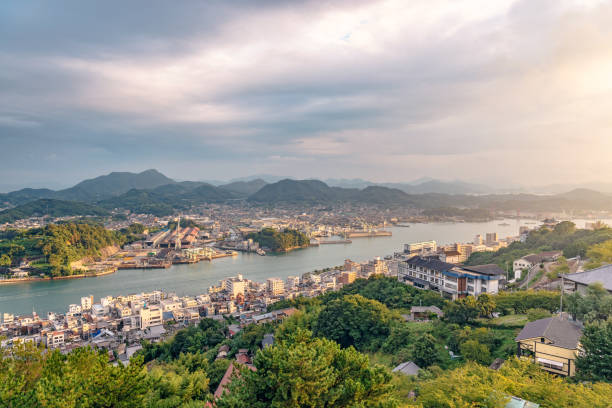 istock Evening landscape of Onomichi city 1127138681