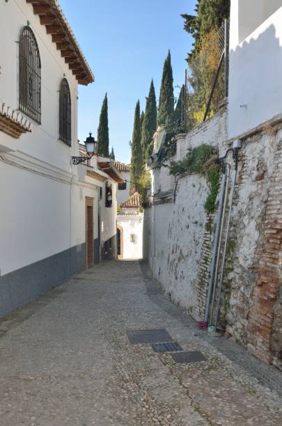 istock Andalusian alley in Granada 1127139700