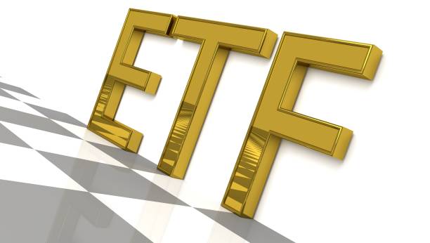 istock ETF sign in golden glossy letters 1127144955