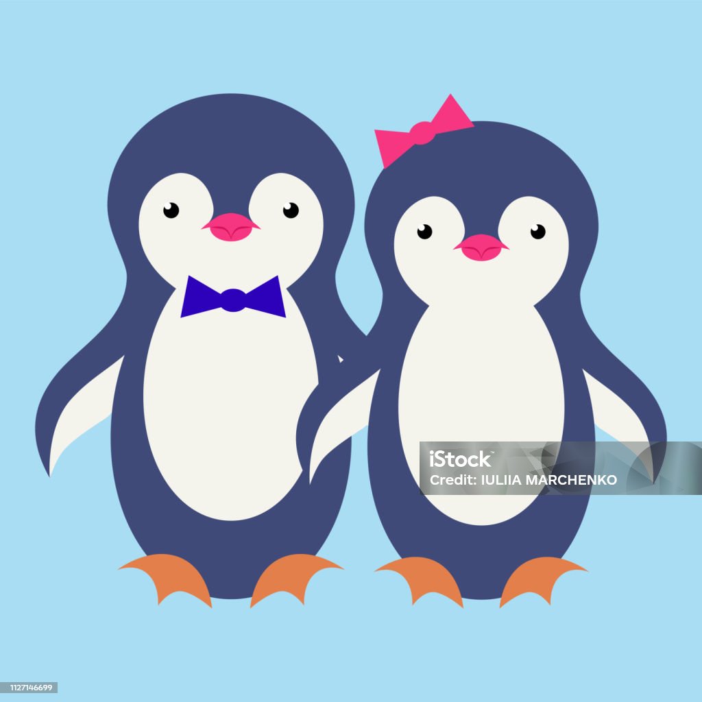 Hình Minh Họa Hoạt Hình Chim Cánh Cụt Dễ Thương Chim Cánh Cụt ...