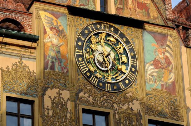 istock astronomical clock at town hall of Ulm 1127147415