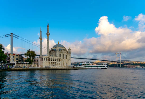 istock Ortakoy mosque and Bosphorus bridge, Istanbul, Turkey 1127147834