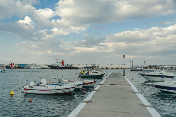 istock Boats stand at the pier 1127148005