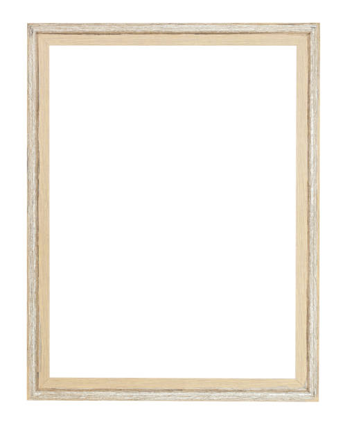 istock empty modern simple painted wooden picture frame 1127150998
