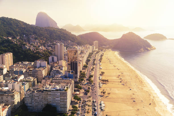istock Aerial view of Copacabana beach 1127158762