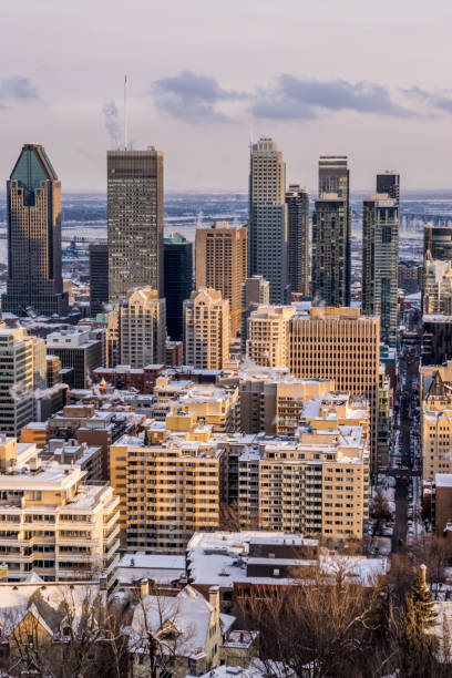 istock Montreal skyline during a cold winter afternoon 1127158800