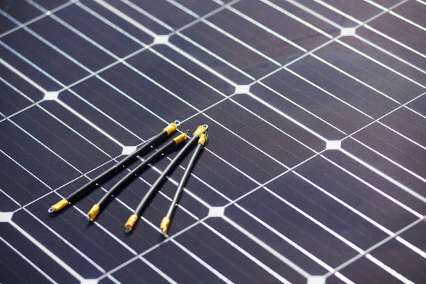 istock Cabels for installing photovoltaic solar system 1127159197
