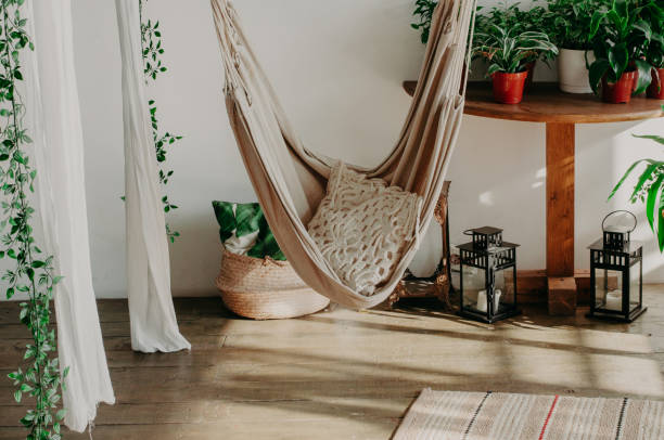 istock hammock in the minimalism bedroom interior 1127160111