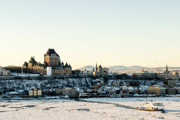 istock Old Quebec city during winter 1127161080