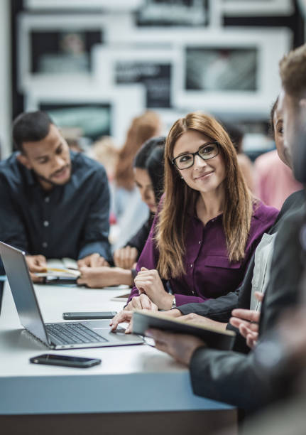 istock Business People at a Conference Event 1127164884