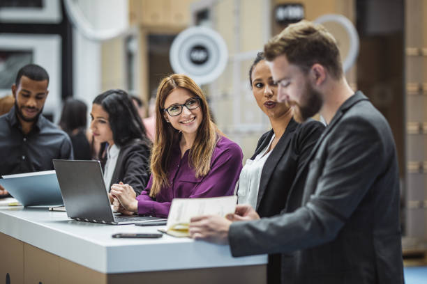 istock Business People at a Conference Event 1127164886