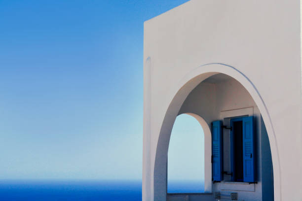 Santorini Dream House stock photo