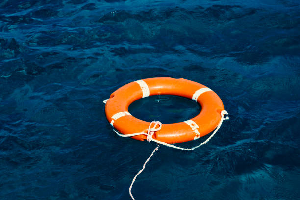 istock Life Buoy in the Deep Blue Sea 1127165948