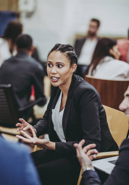 istock Business People at a Conference Event 1127166212
