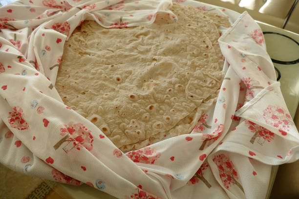 istock new thin yufka bread, world bread varieties, wheat yufka bread, 1127168302
