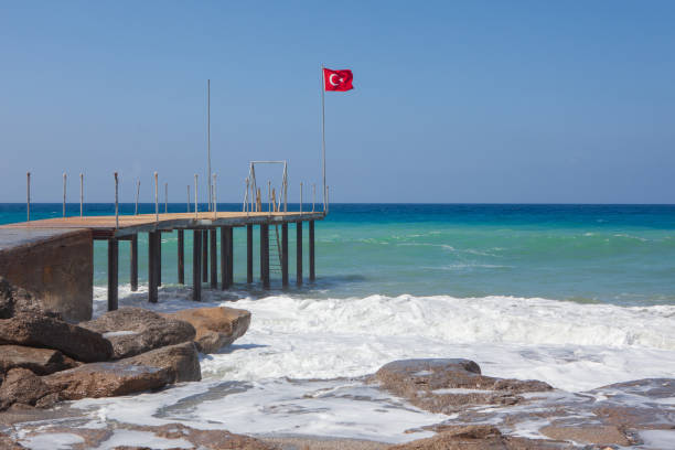 istock Beach near Alanya, Turkey 1127168403
