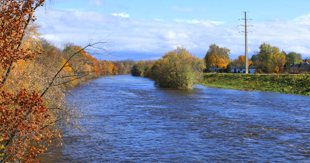 A View of Westfield River in Westfield, Massachusetts