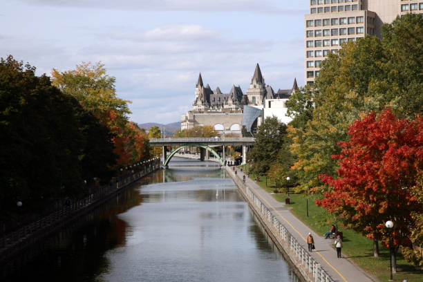 istock Ottawa Autumn - Fairmont Chateau Laurier 1127170491