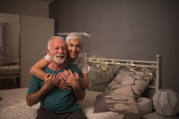 istock Mature couple embracing 1127172160