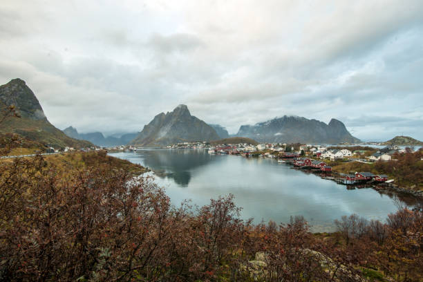 istock View on Reine, Lofoten 1127175032