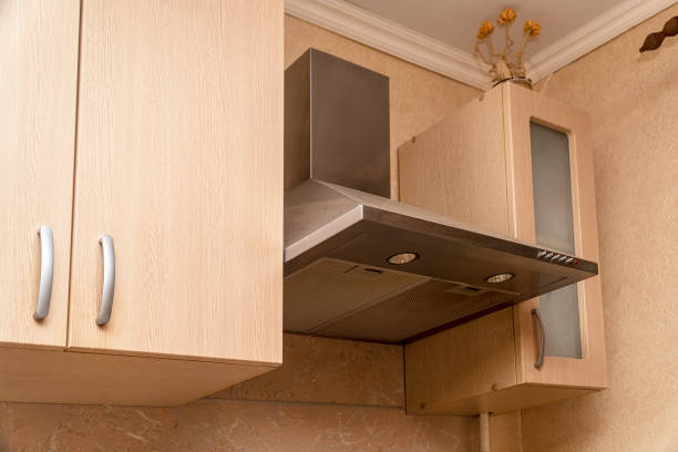 istock Hood extractor fan in the kitchen 1127181475