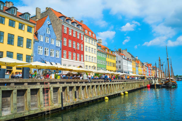 istock Nyhavn embankment in sunshine, Copenhagen 1127184708