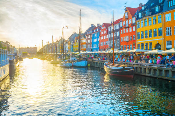 istock Nyhavn view at sunset Copenhagen 1127185048