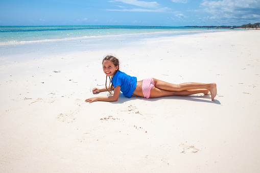 Cute Little Girl on beach