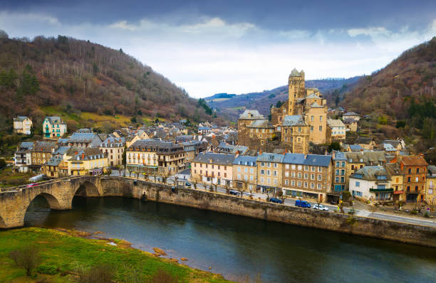 istock French medieval village Estaing 1127193586