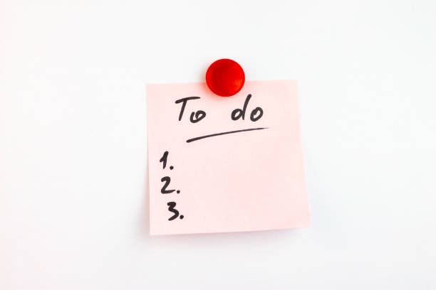 istock Motivation sticker on a magnetic board with plan to do sign, written with marker 1127195541