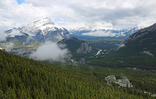 Sulphur Mountain in Banff National Park, Alberta, Canada