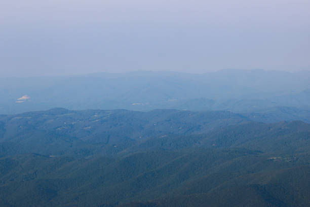 Mount Mitchell near Asheville, North Carolina stock photo