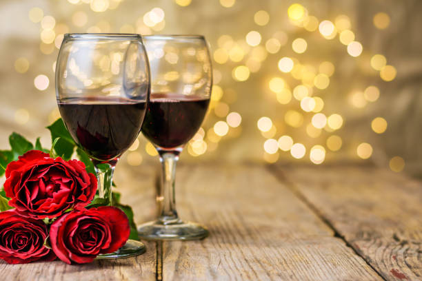 istock A glasses of wine and roses 1127210010