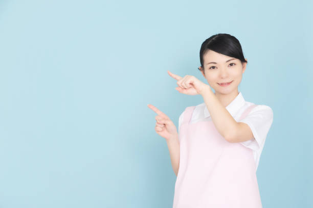 istock Working woman in an apron 1127211133
