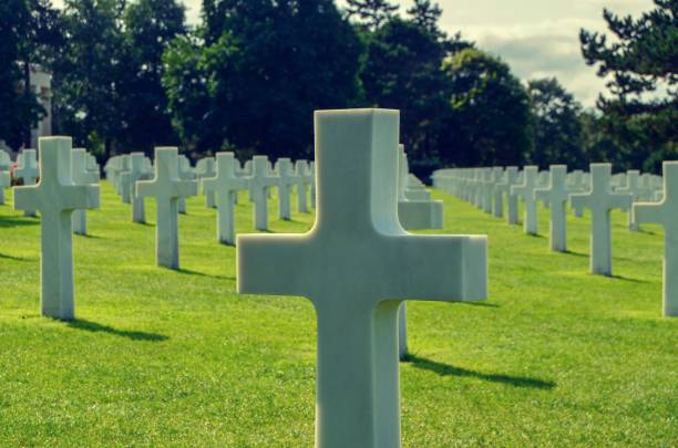 istock WW2 Cemetery in France 1127213573