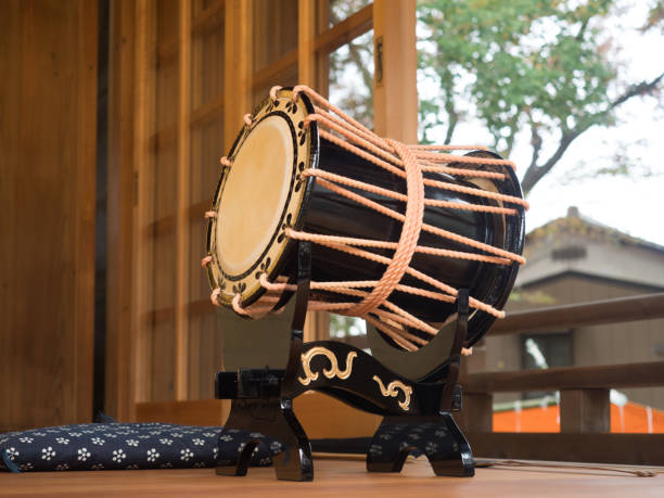 istock Traditional Japanese drums 1127217795