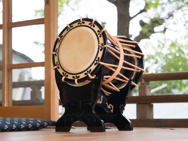 istock Traditional Japanese drums 1127217799