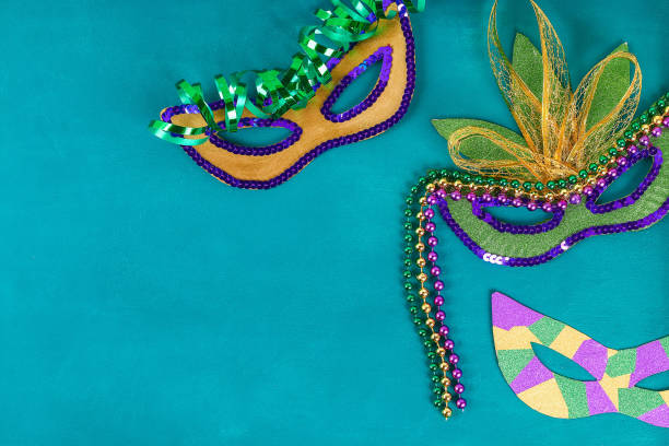 istock Diy Masquerade mask Mardi Gras, Fat Tuesday. 1127225154