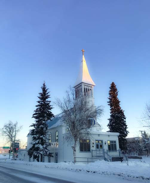 istock Catholic Church in Alaska 1127230692