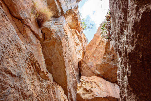 istock Sandstone Crevice In A Cave 1127232634