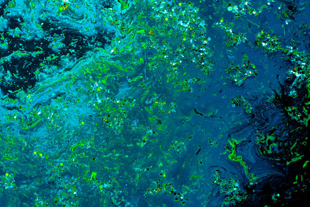 istock Abstract grunge art background texture with colorful paint splashes 1127234496