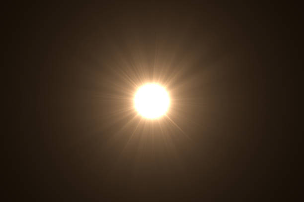 Lens Flare, Sun Light, Solar Energy Concept.