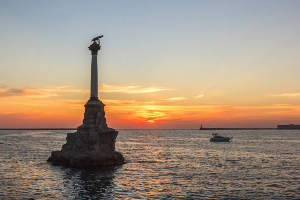 istock Sunset in the Sevastopol Bay 1127239933