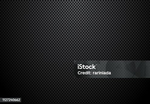 istock Carbon fiber background and texture with lighting. Material wallpaper for car tuning or service. 1127240662