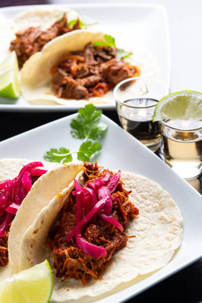istock Assorted Mexican tacos -beef, al pastor, cochinita pibil (mexican pulled pork) 1127241309