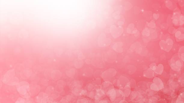 istock Pink heart background in valentine's day with copy space 1127241942