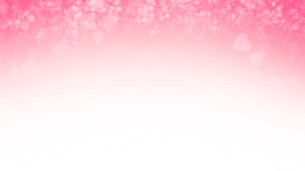 istock Pink heart background in valentine's day with copy space 1127241975