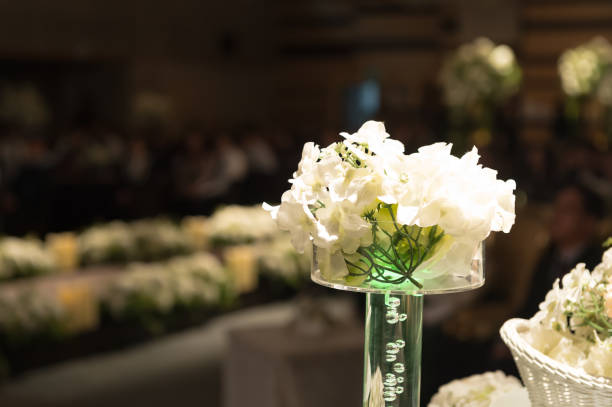 Wedding ceremony is just starting now.